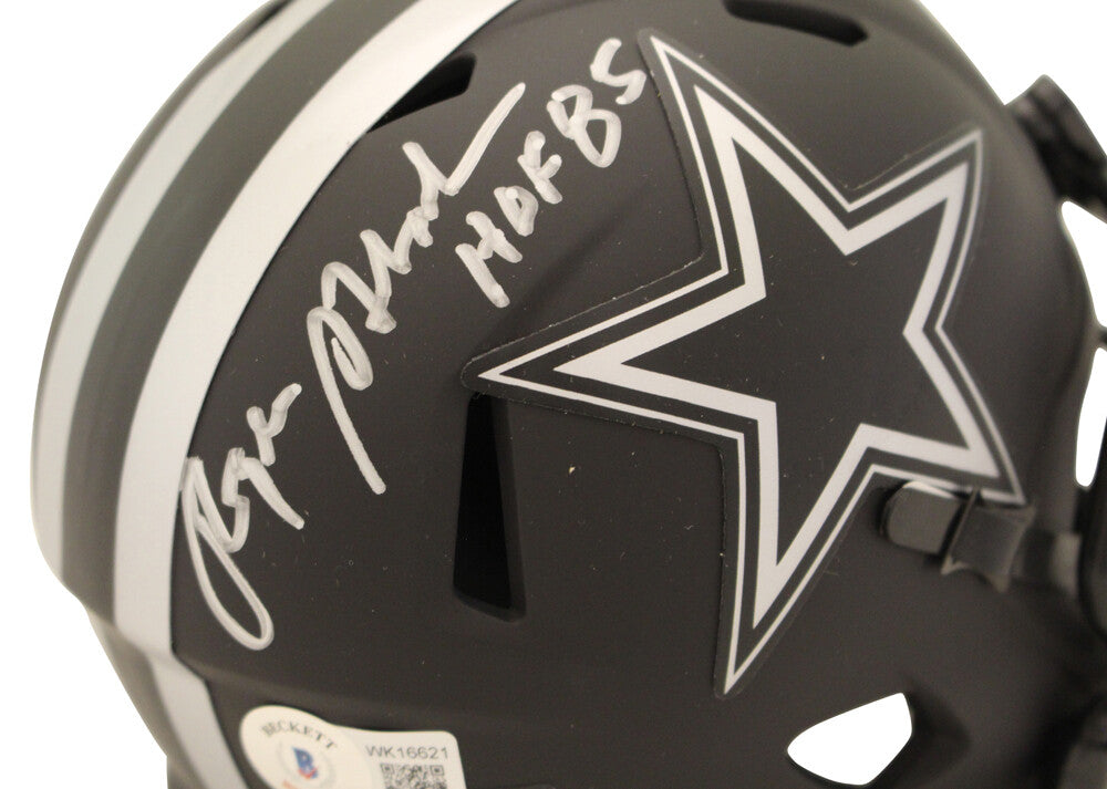 Roger Staubach Signed Dallas Cowboys Eclipse Mini Helmet