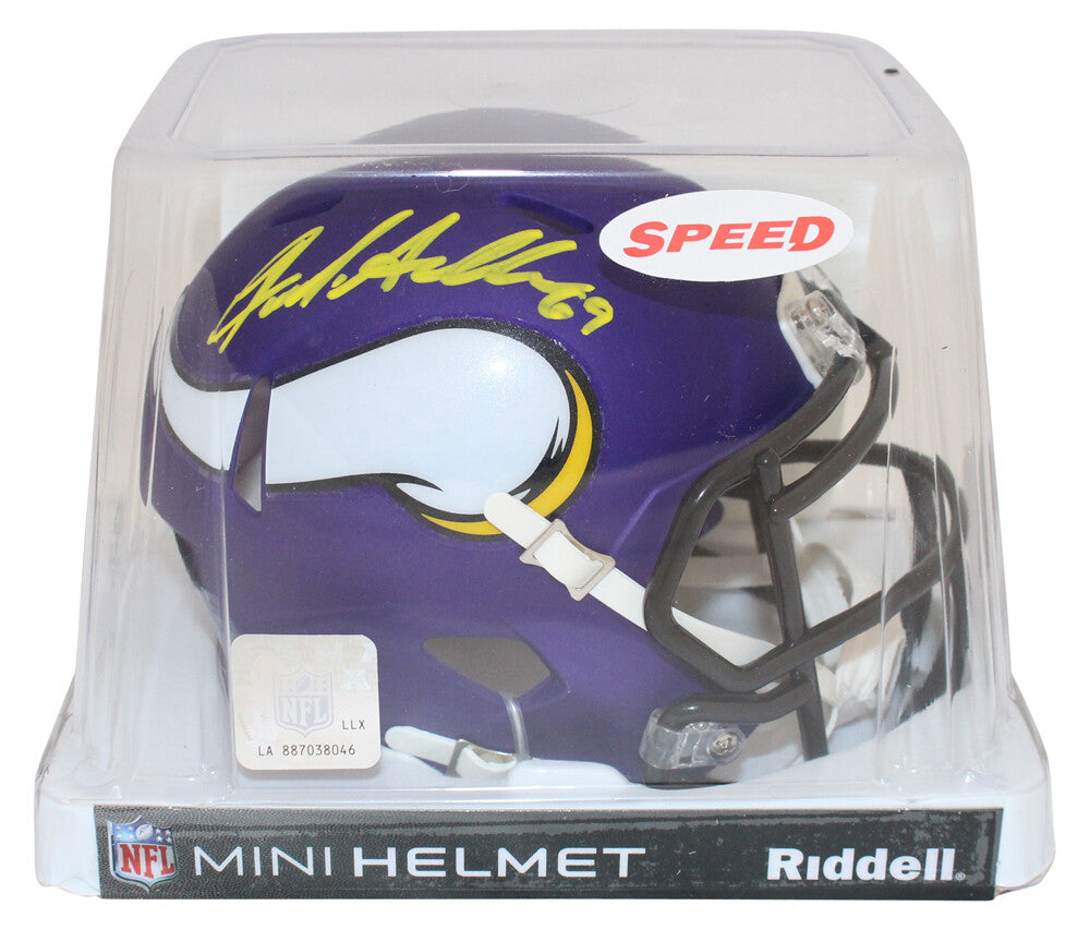 Jared Allen Signed Minnesota Vikings Speed Mini Helmet (Beckett)
