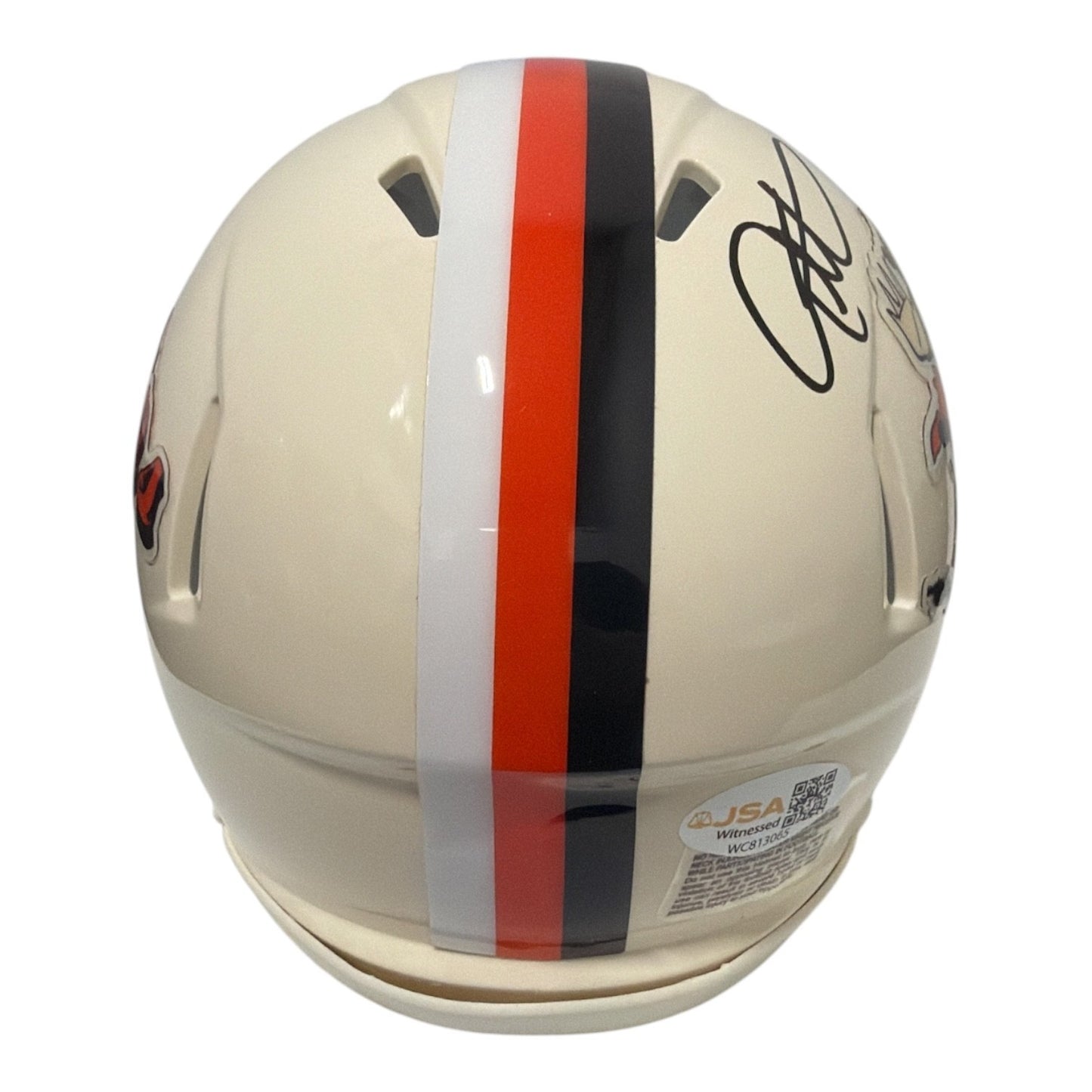 Eric Metcalf Signed Cleveland Browns Retro Mini Helmet