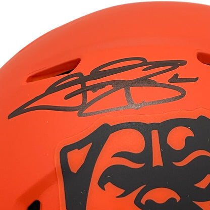 Johnny Manziel Signed Cleveland Browns Rave Mini Helmet (F**K Cleveland)