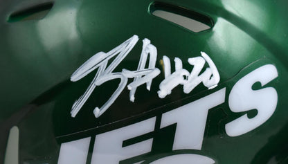 Breece Hall Signed New York Jets Speed Mini Helmet - White