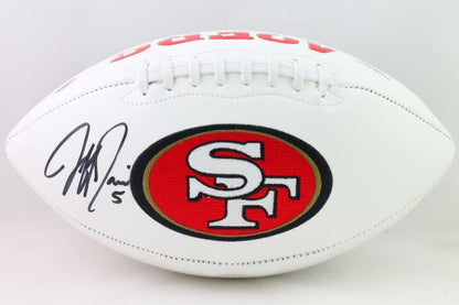 Jeff Garcia Signed San Francisco 49ers Logo Football