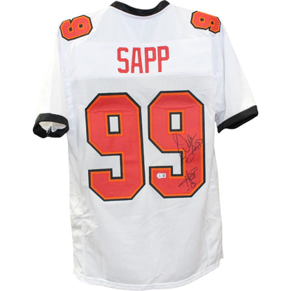 Warren Sapp Autographed Pro Style Football Jersey