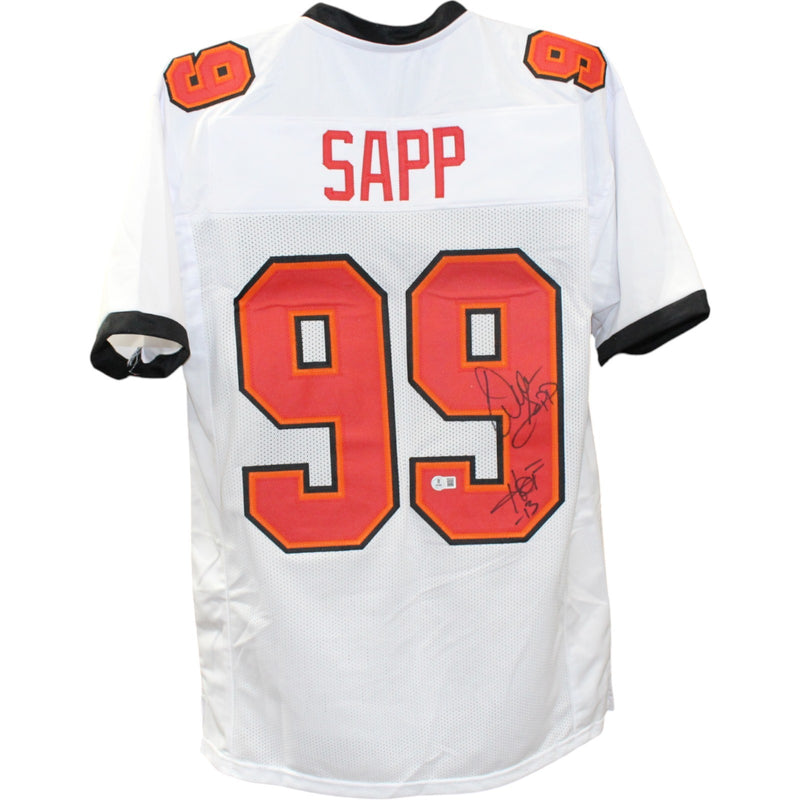 Warren Sapp Autographed Pro Style Football Jersey