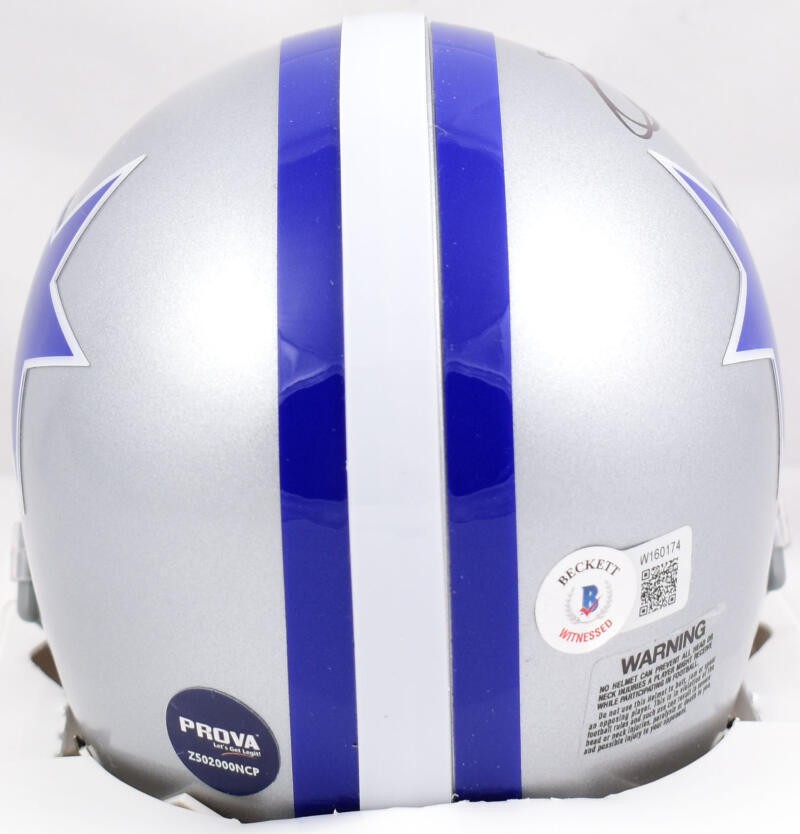 Emmitt Smith Signed Dallas Cowboys 1964-1966 Throwback Mini Helmet