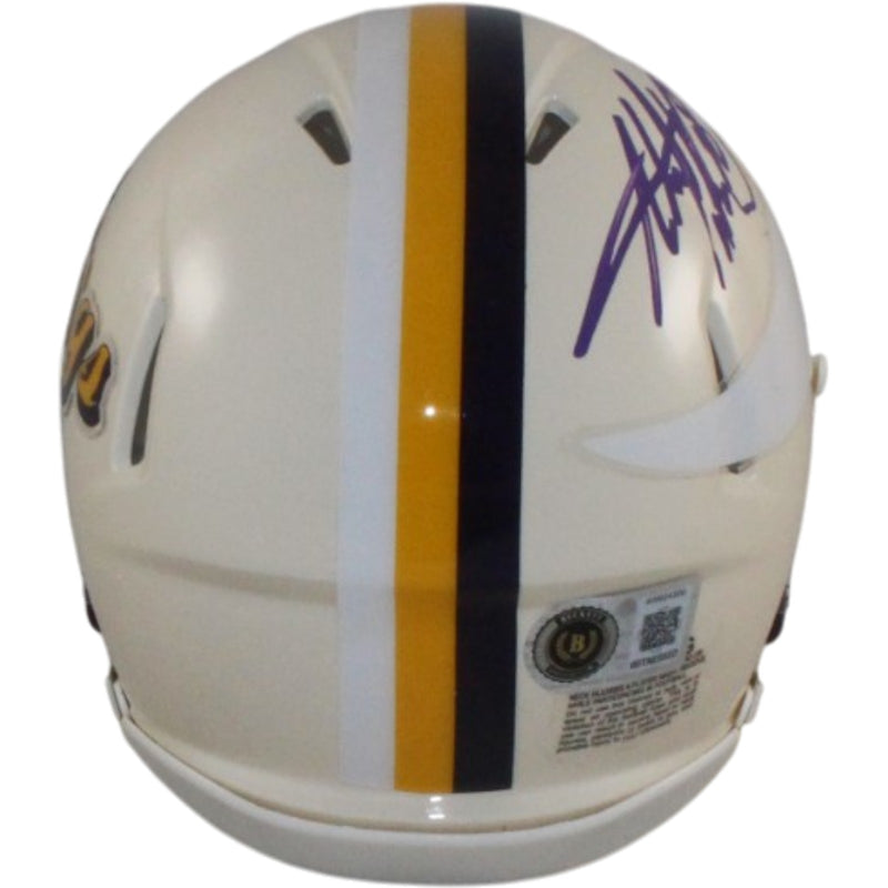 Adrian Peterson Signed Minnesota Vikings Retro Mini Helmet
