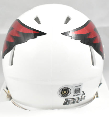 Tyler Allgeier Autographed Arizona Cardinals Speed Mini Helmet