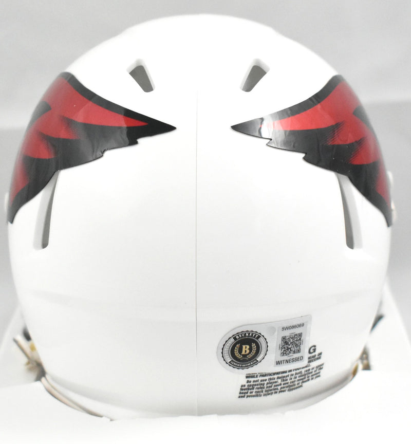 Tyler Allgeier Autographed Arizona Cardinals Speed Mini Helmet