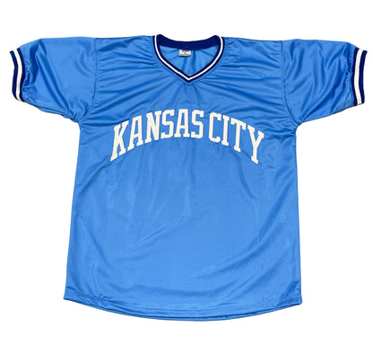 Amos Otis Signed Kansas City Royals Custom Jersey 5x All-Star Beckett BAS
