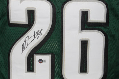 Miles Sanders Signed Philadelphia Eagles Pro Style Football Jersey Beckett