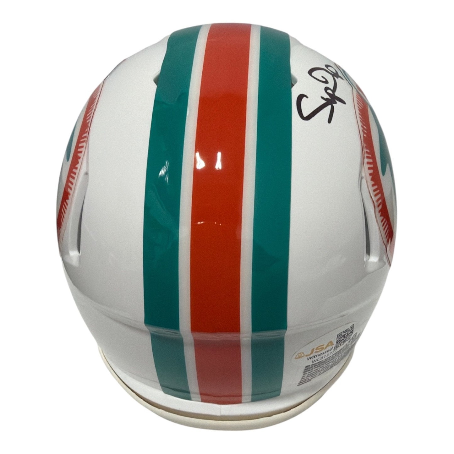Mark Duper Signed Miami Dolphins Throwback Mini Helmet