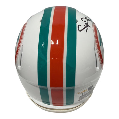 Mark Duper Signed Miami Dolphins Throwback Mini Helmet
