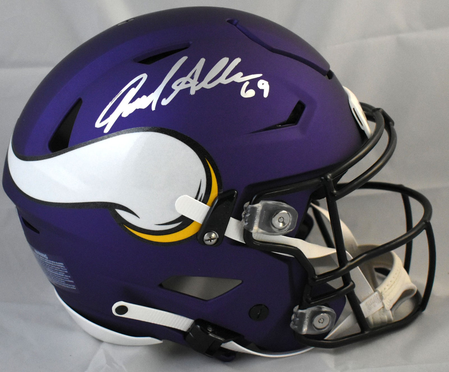 Jared Allen Signed Minnesota Vikings Full Size Speedflex Helmet