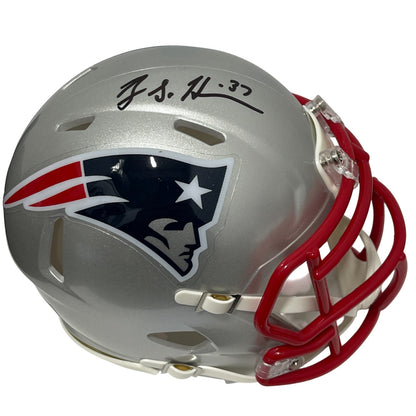 Rodney Harrison Signed New England Patriots Speed Mini Helmet Beckett COA