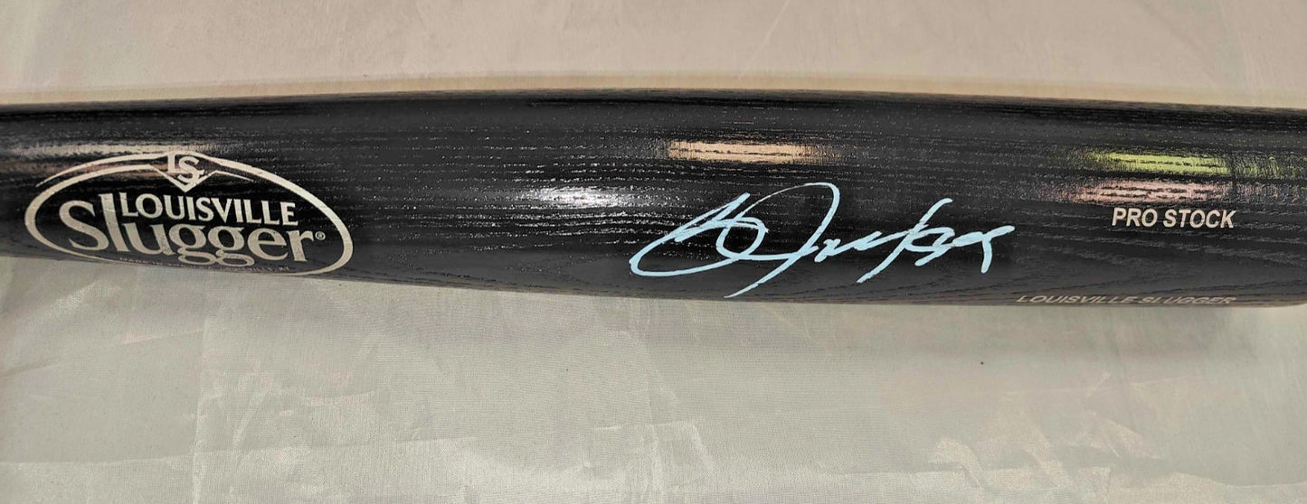 Bo Jackson Signed Louisville Slugger Black Baseball Bat