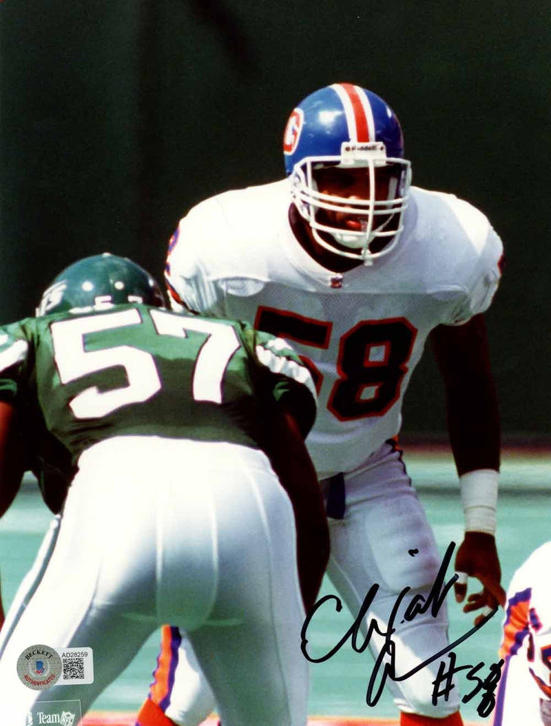 Elijah Alexander Denver Broncos Autographed 8x10 Photo