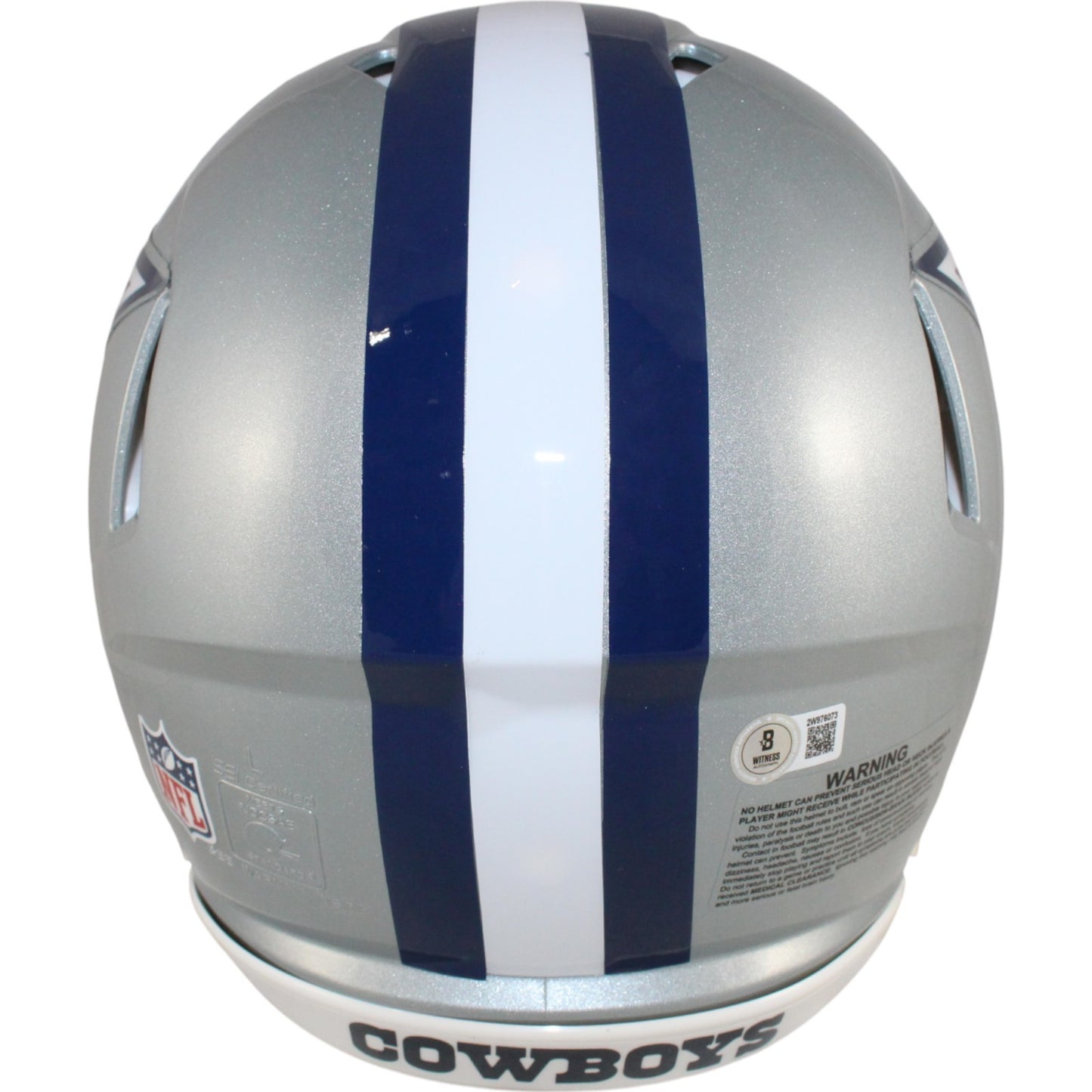 Jimmy Johnson Signed Dallas Cowboys Authentic Full Size Helmet (BAS COA)