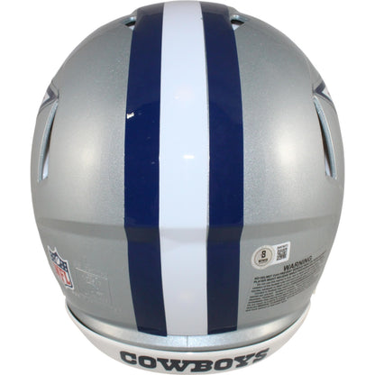 Jimmy Johnson Signed Dallas Cowboys Authentic Full Size Helmet (BAS COA)