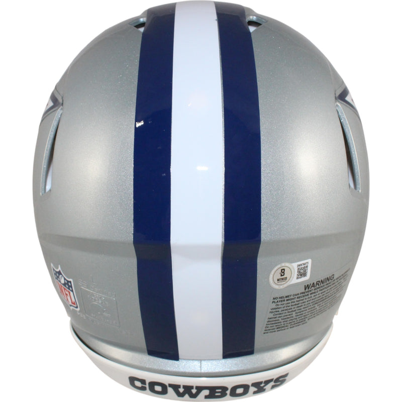 Jimmy Johnson Signed Dallas Cowboys Authentic Full Size Helmet (BAS COA)