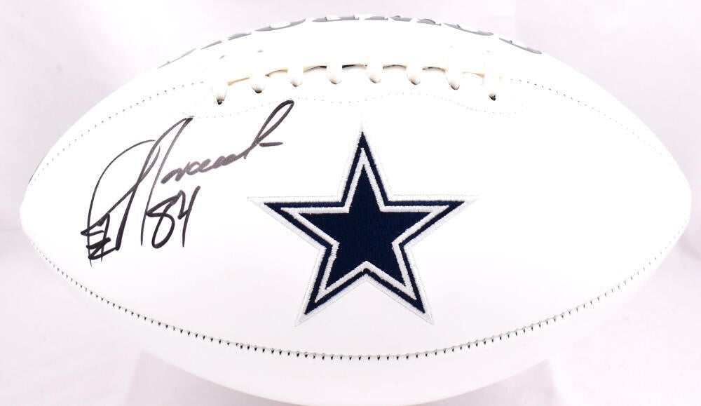 Jay Novacek Autographed Dallas Cowboys Logo Football