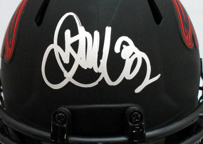 Jamal Anderson Signed Atlanta Falcons Eclipse Speed Mini Helmet