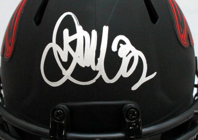 Jamal Anderson Signed Atlanta Falcons Eclipse Speed Mini Helmet