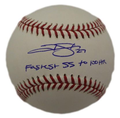 Trevor Story Autographed Colorado Rockies Baseball (Fastest SS to 100 HRs)
