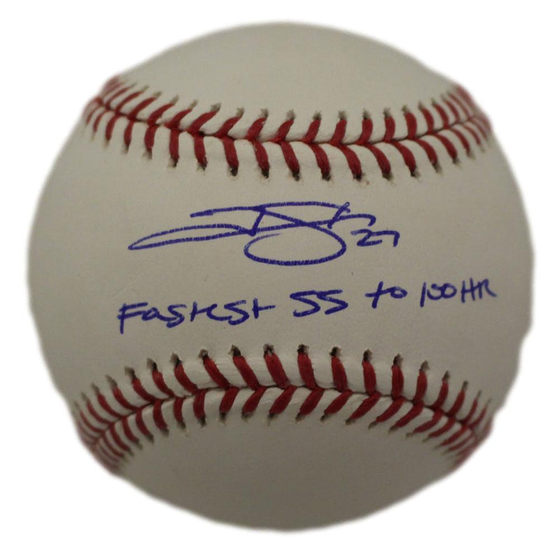 Trevor Story Autographed Colorado Rockies Baseball (Fastest SS to 100 HRs)
