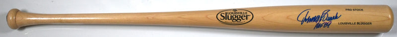 Johnny Bench Signed Louisville Slugger Pro Baseball Bat - Inscribed HOF