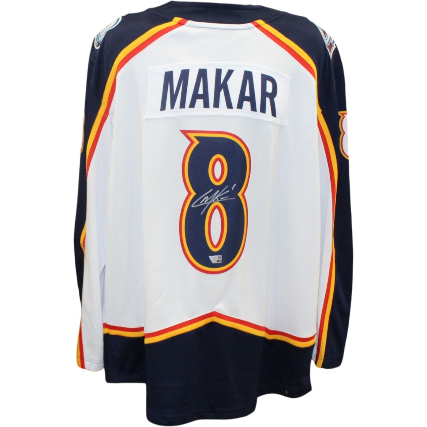 Cale Makar Autographed Colorado Avalanche Reverse Retro Jersey