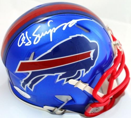 OJ Simpson Signed Buffalo Bills Flash Speed Mini Helmet