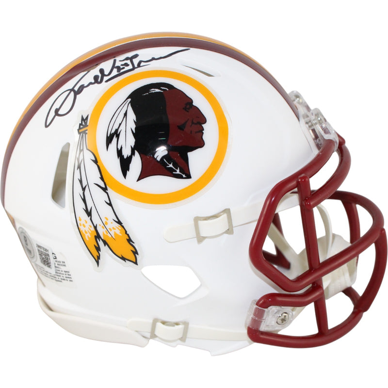 Darrell Green Autographed Washington Redskins Flat White Mini Helmet