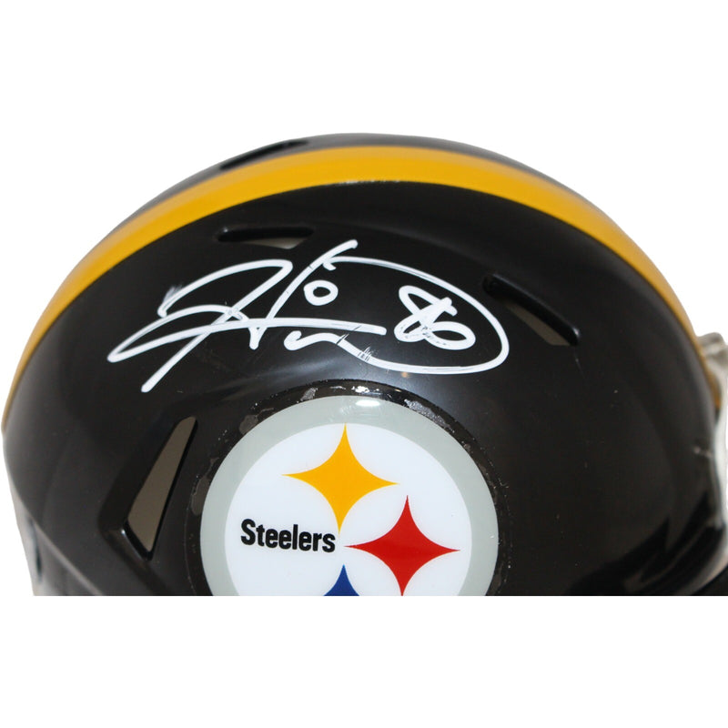 Hines Ward Signed Pittsburgh Steelers Riddell Speed Mini Helmet (Beckett)