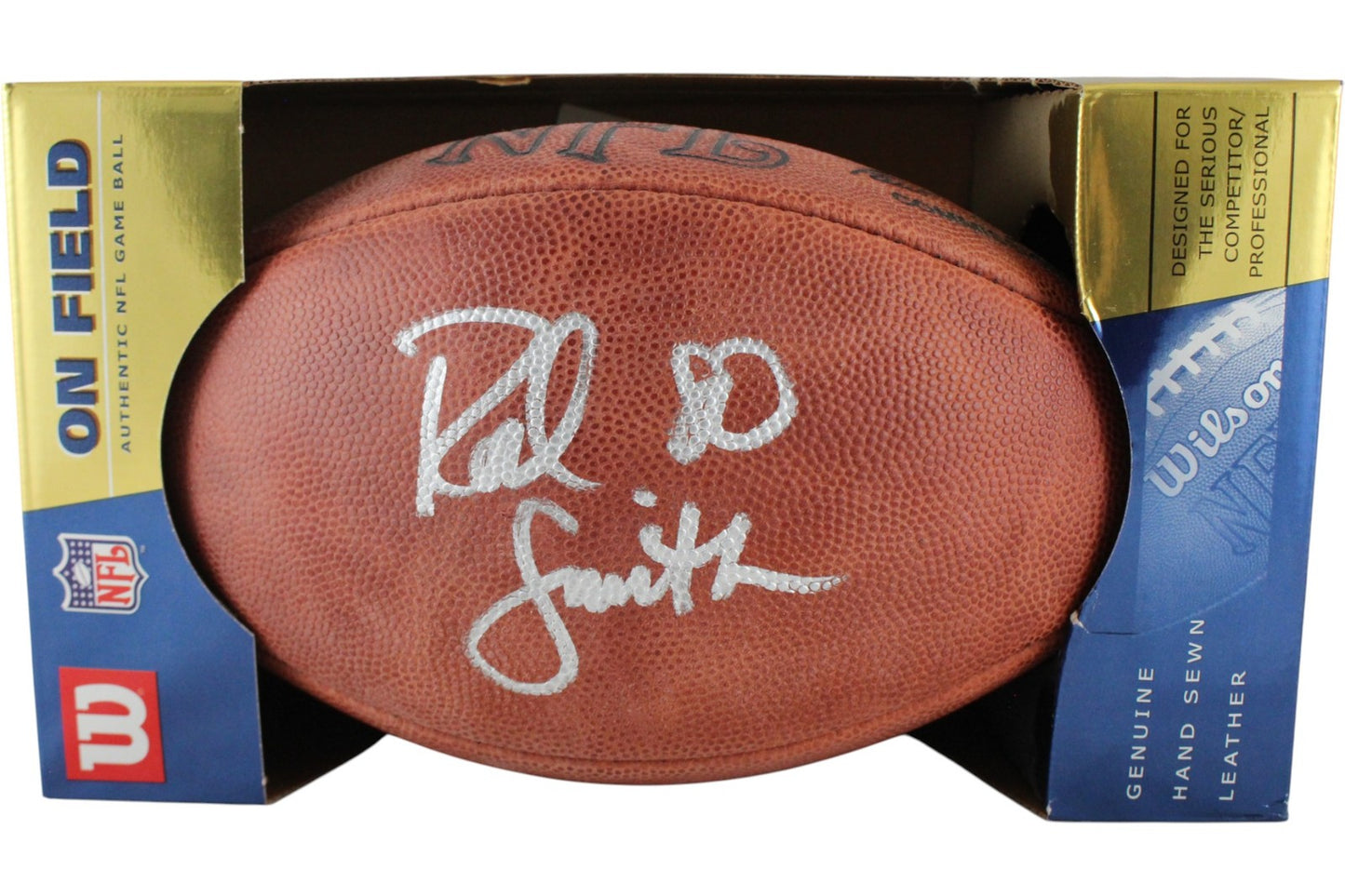 Rod Smith Denver Broncos Autographed Wilson Official Football