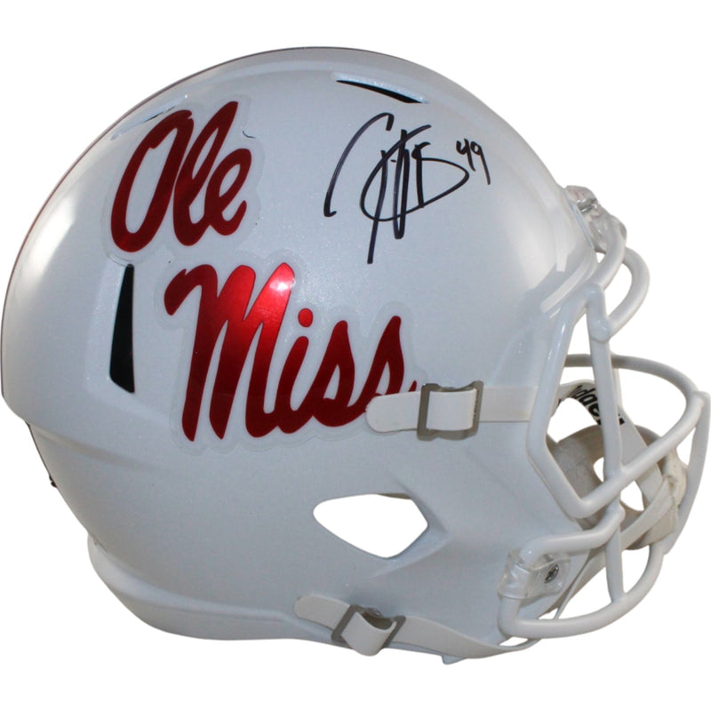 Patrick Willis Autographed Ole Miss Rebels Full Size Replica Helmet