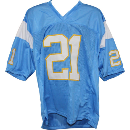 LaDainian Tomlinson Autographed Pro Style Blue Jersey (Beckett Witnessed)