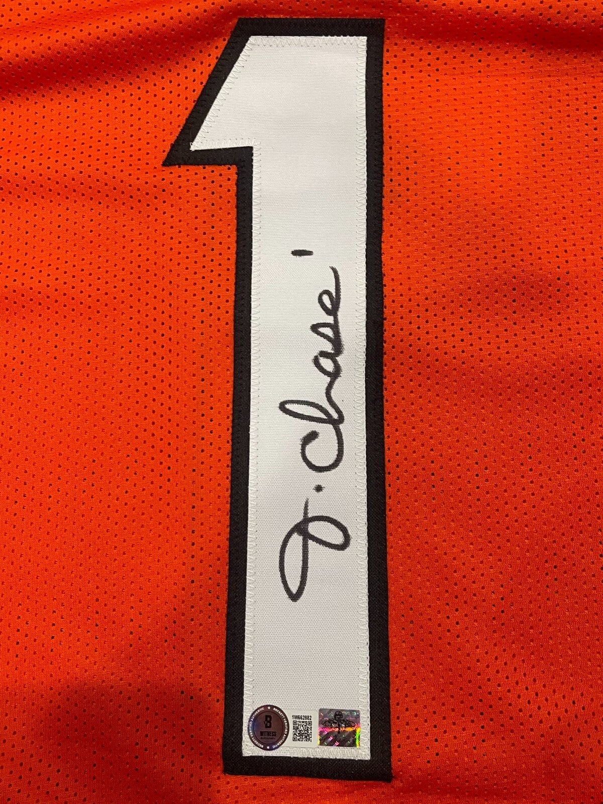 Ja'Marr Chase Cincinnati Bengals Autographed Custom Jersey (Beckett COA)