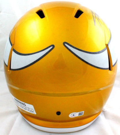 Adrian Peterson Signed Minnesota Vikings Flash Full Size Helmet