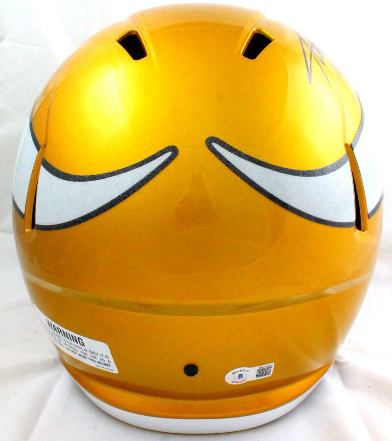 Adrian Peterson Signed Minnesota Vikings Flash Full Size Helmet