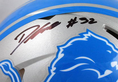 D'Andre Swift Signed Detroit Lions Full Size Speed Authentic Helmet