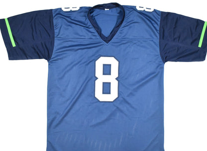 Matt Hasselbeck Signed Seattle Seahawks Custom Blue Jersey