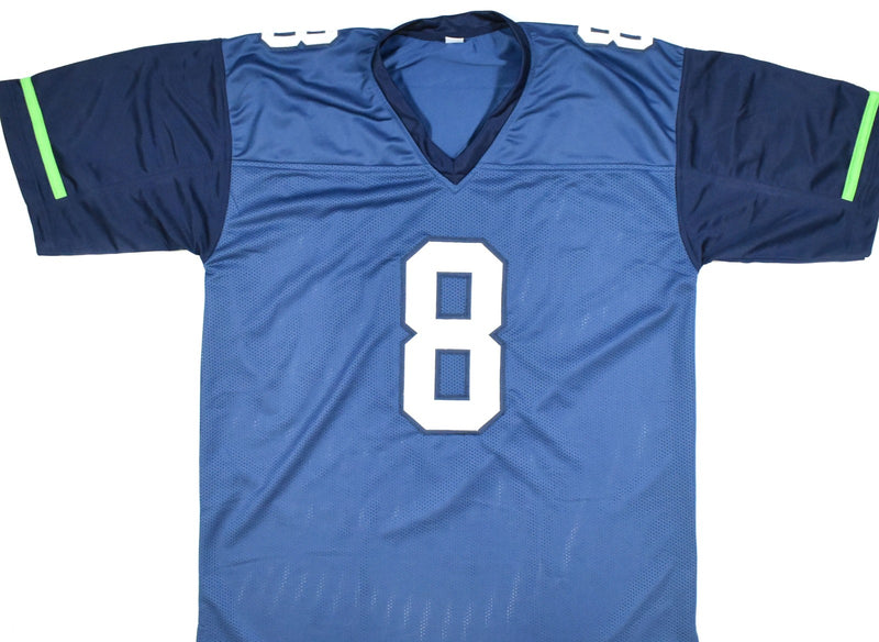 Matt Hasselbeck Signed Seattle Seahawks Custom Blue Jersey