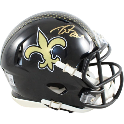 Drew Brees Signed New Orleans Saints 2022 Alternate Mini Helmet