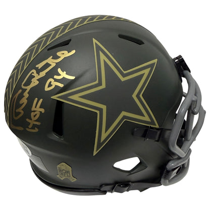 Randy White Signed Dallas Cowboys Salute 25 Mini Helmet (HOF 94)