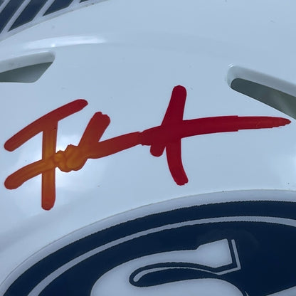 Frank Gore San Francisco 49ers Signed Salute to Service Mini Helmet