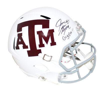 Jace Sternberger Signed Texas A&M Aggies Full Size Helmet "Gig Em" JSA