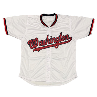 Ethan Petry Washington Nationals Autographed Custom Jersey JSA COA
