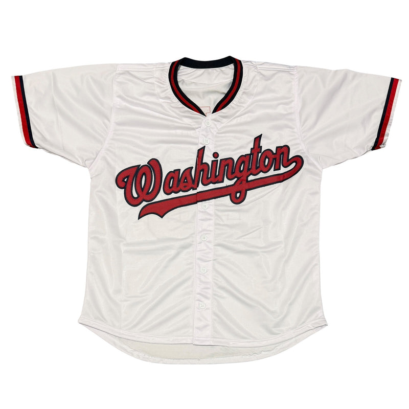 Ethan Petry Washington Nationals Autographed Custom Jersey JSA COA