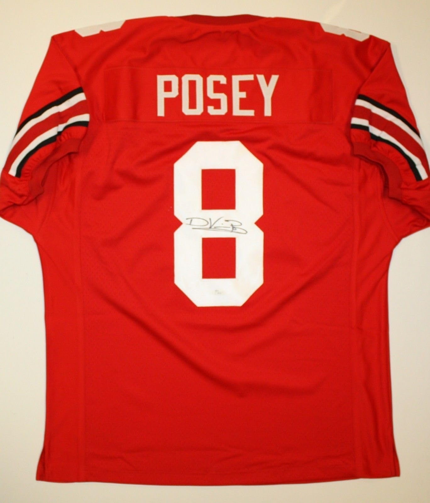 Devier Posey Autographed Red Custom Football Jersey