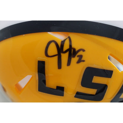Justin Jefferson Signed LSU Tigers Mini Helmet
